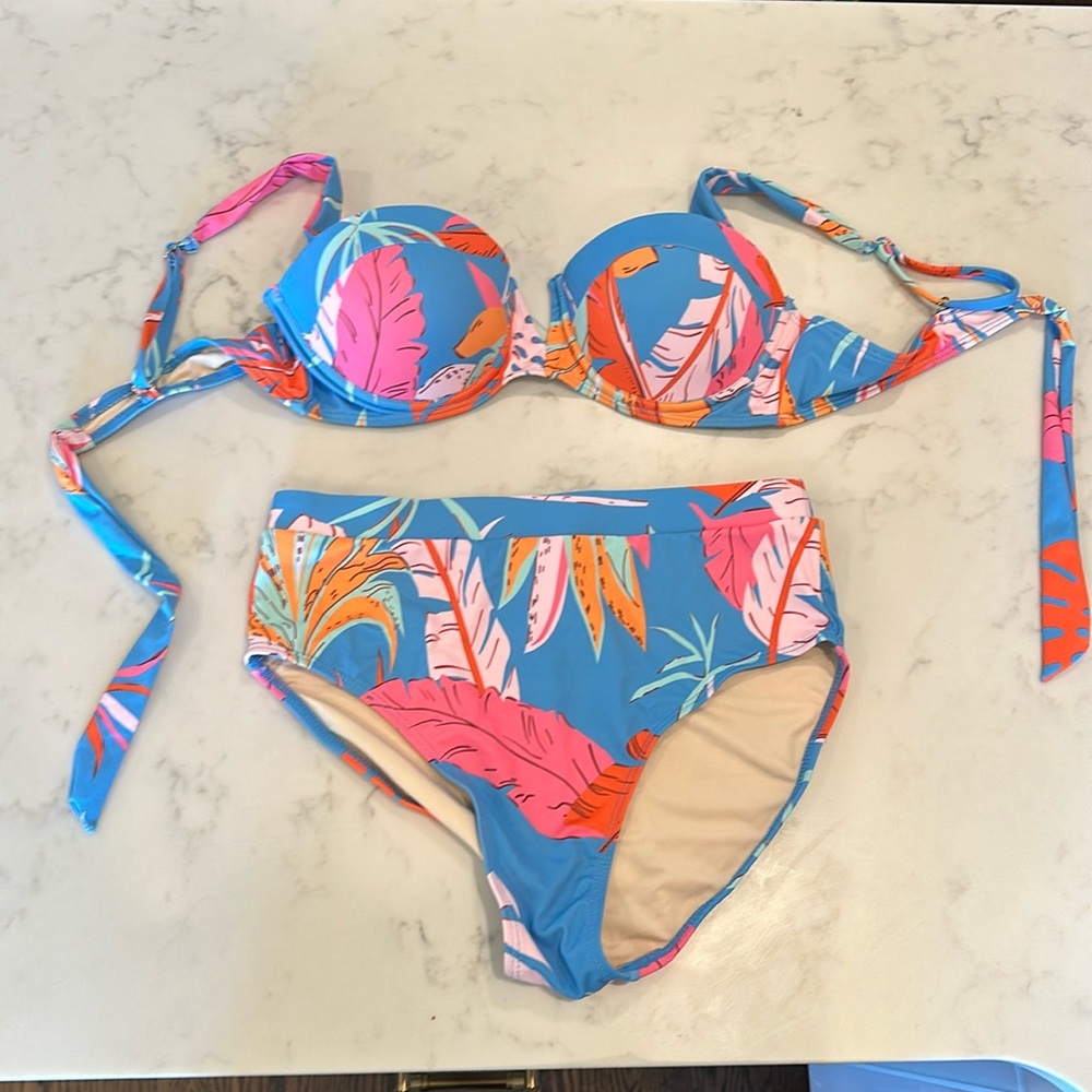 Two piece boutique bikini.